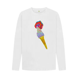 Chila Kumari Singh Burman: Ice Cream long-sleeve t-shirt